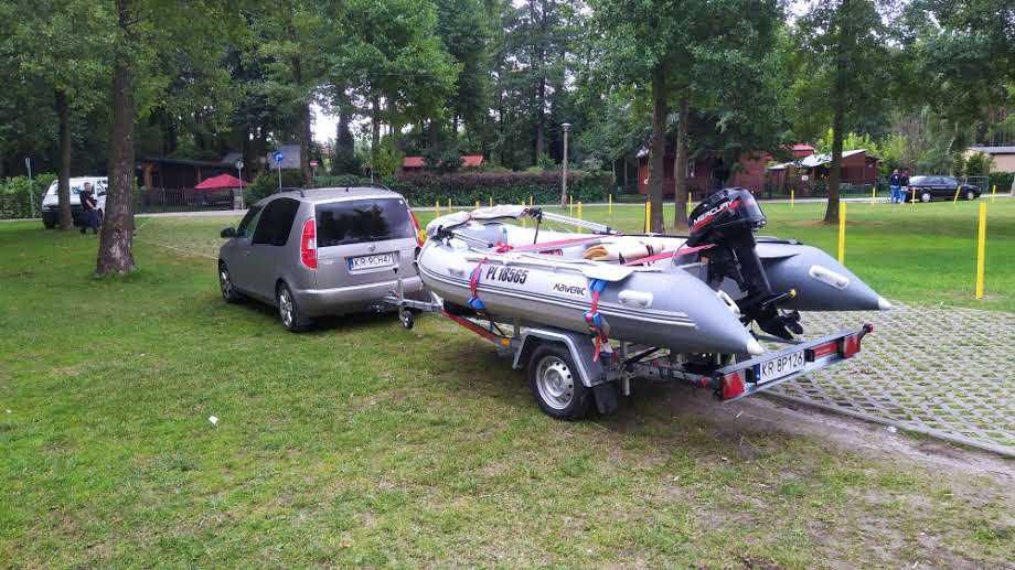Okazja Zestaw Ponton MAWERIC 370DS przyczepka  silnik 15 KM 2T