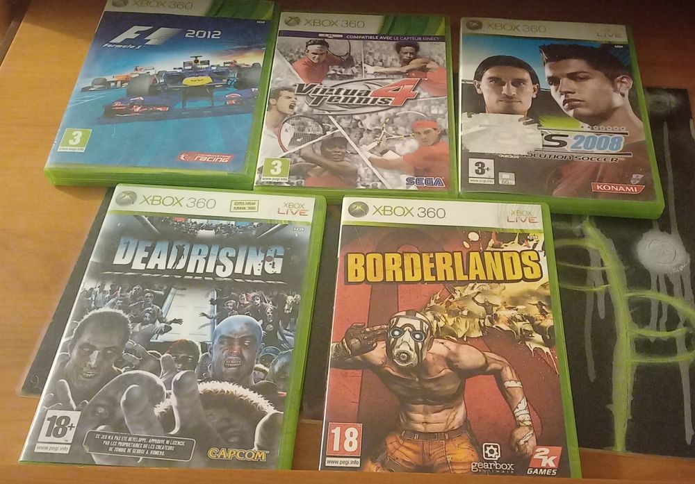 Jogos Xbox 360 por 5€ cada