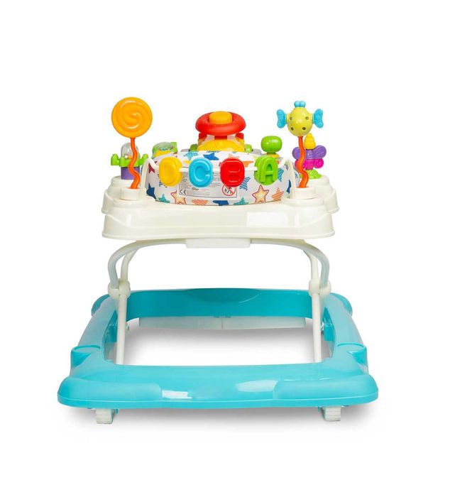 Edukacyjny chodzik siedzisko 360° STEPP light blue TOYZ-20392