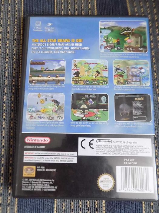 Super Smash Bros. Melee -mordobicie na Nintendo GameCube GCN Game Cube