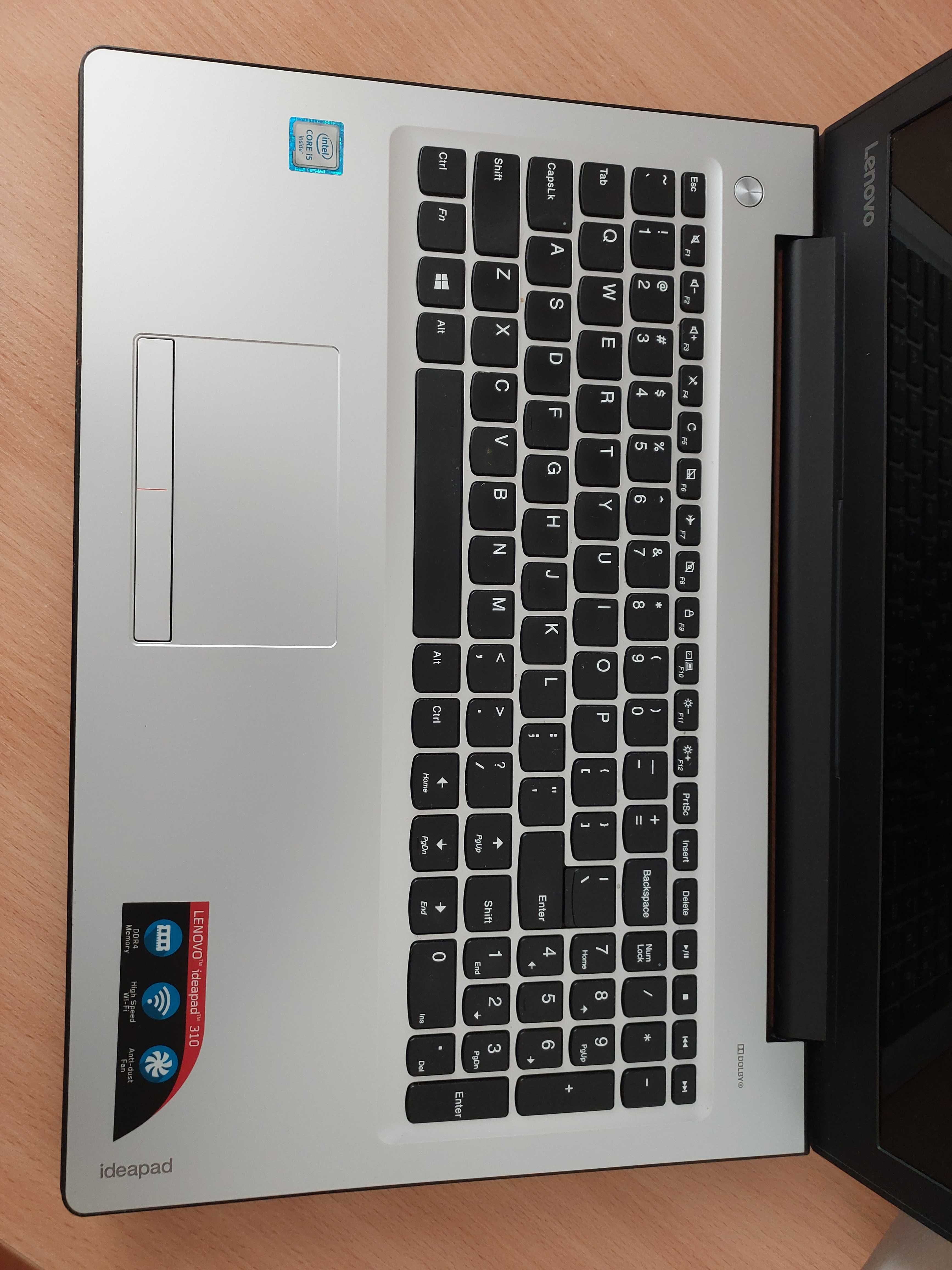 LENOWO ideapad 310-15ISK Intel CORE i5 8GB 1TB SSD stan idealny
