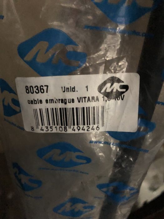 Cabo de Embraiagem Embalado Novo