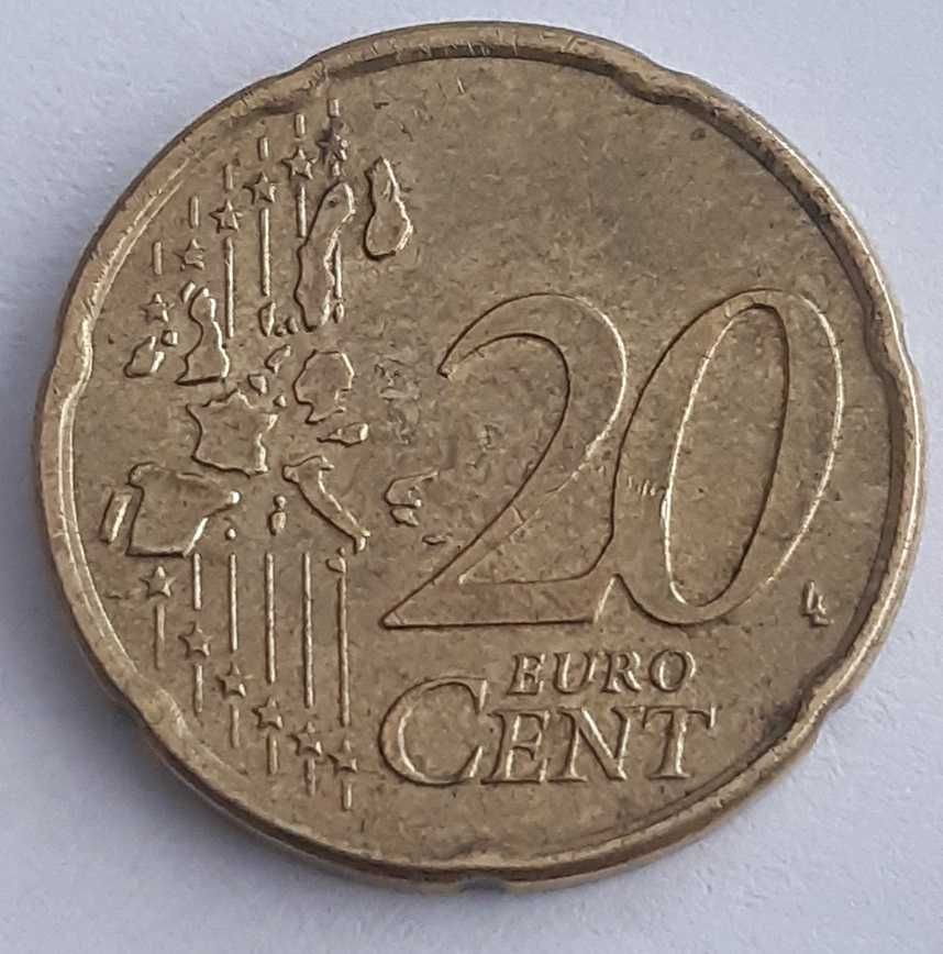 20 euro cent 2000 Holandia moneta kolekcjonerska