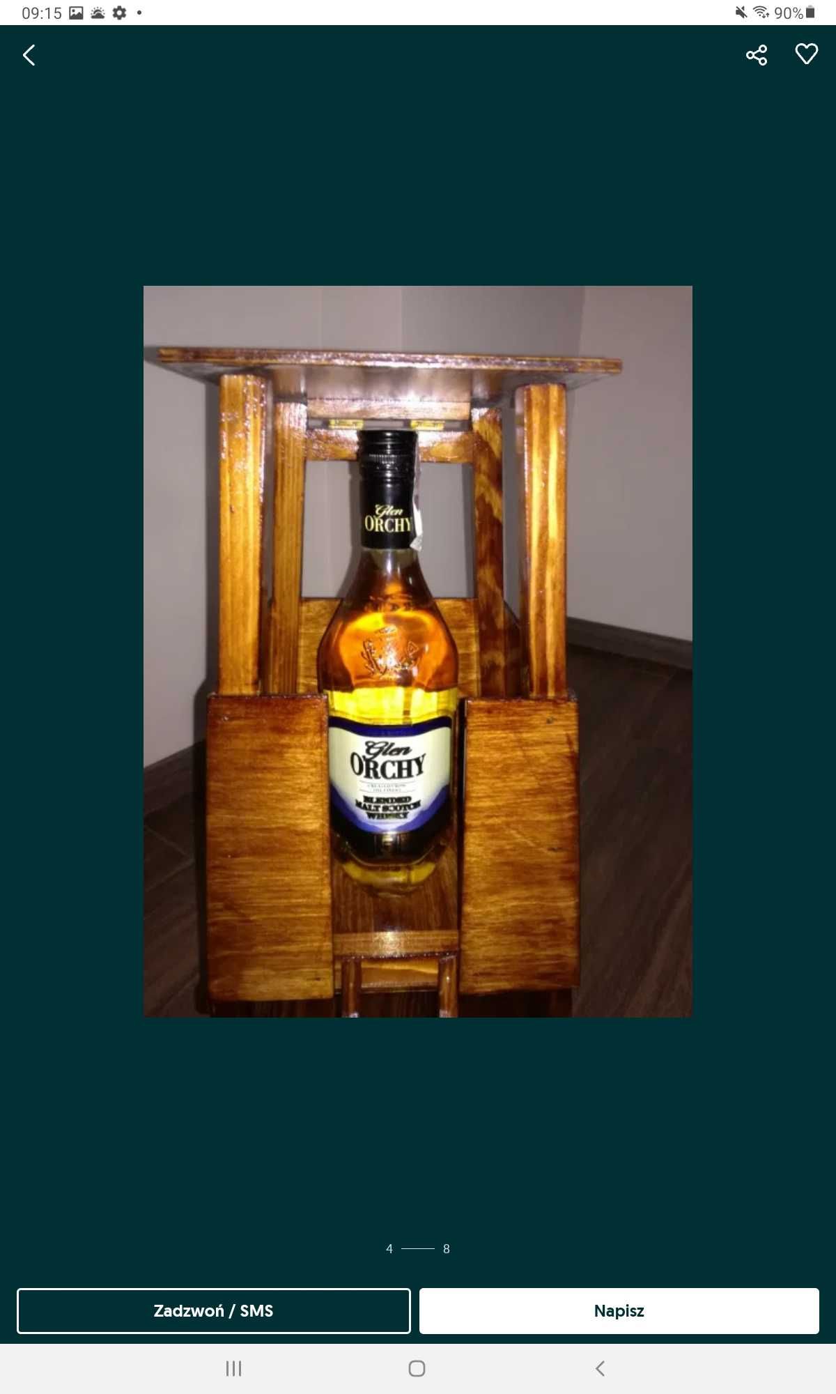 Ambonka miniaturowa na prezent dla myśliwego ambona na alkohol