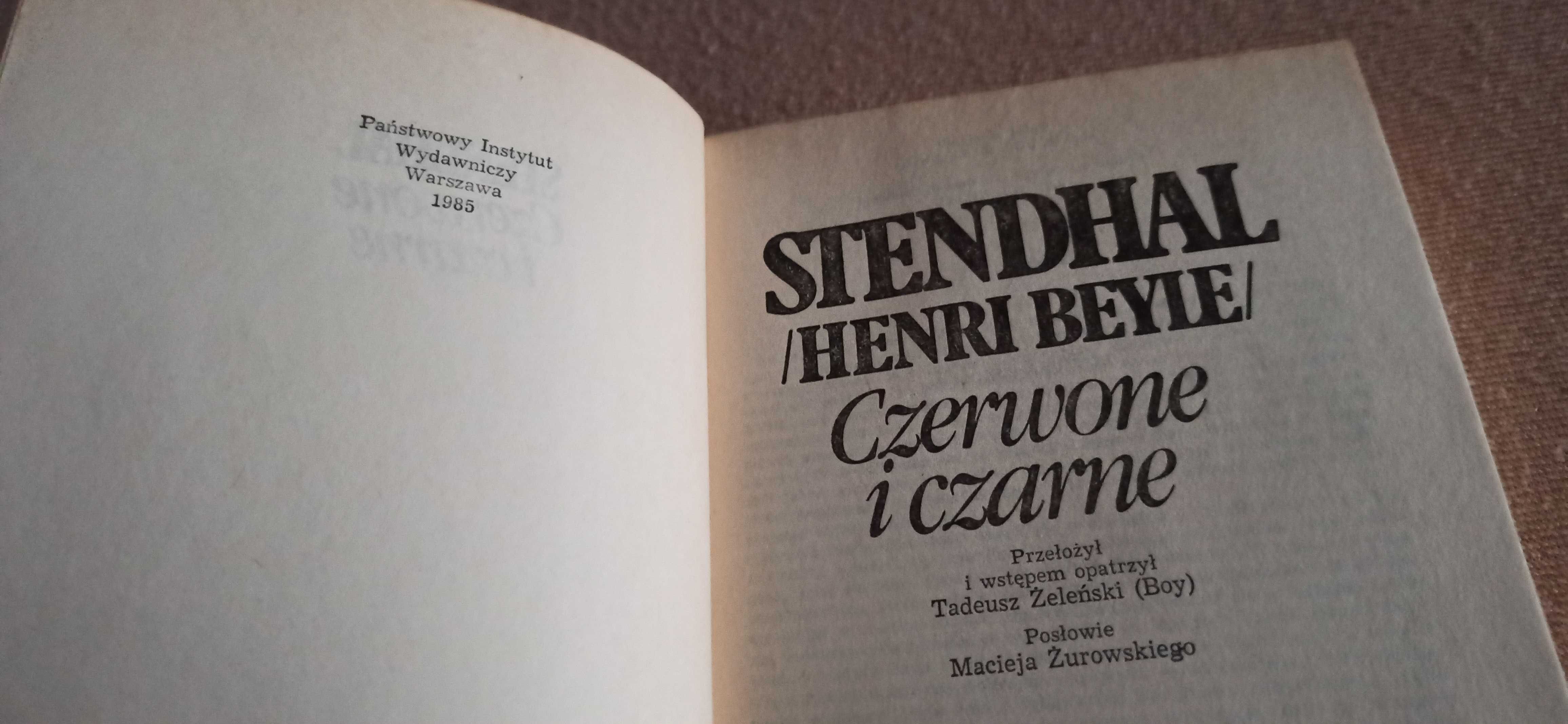Stendhal Henri Beyie Czerwone i czarne literatura francuska