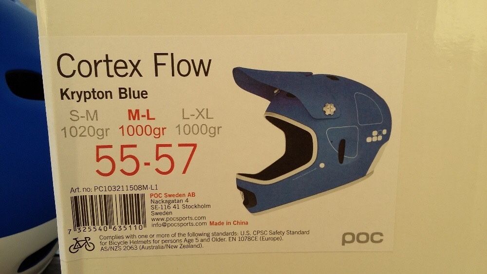 Шолом фулфейс POC Cortex Flow шлем