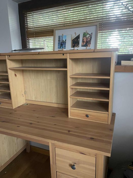 Biurko Hemnes z nadstawka