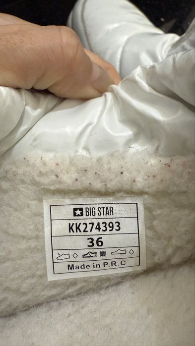 Białe śniegowce BIG STAR