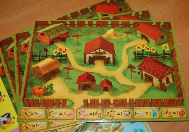Настільна розважальна  гра «Ферма Люкс» Danko toys, тварини