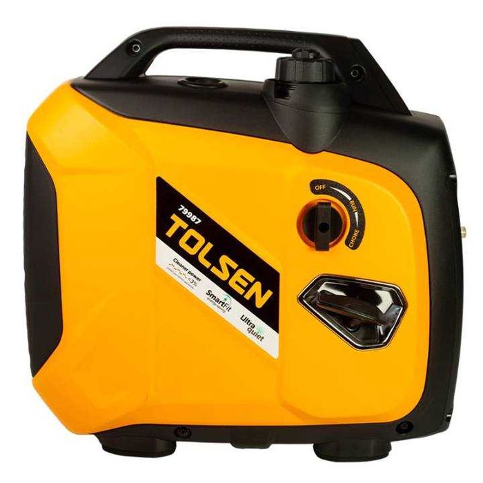 Генератор инверторный Tolsen 2400W бензиновый/2,4кВт/ЭКО режим/медь/г1