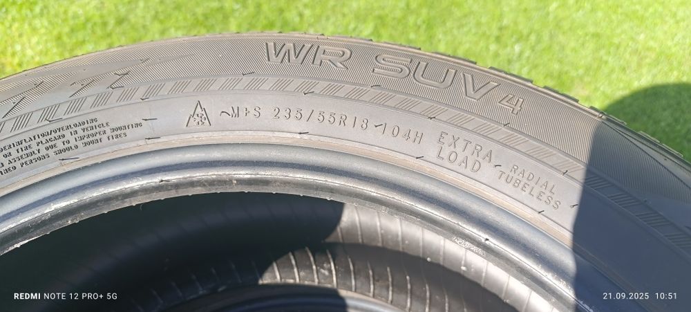 Opony używane 4szt. 235/55/R18 Zimowe Nokian Tyres