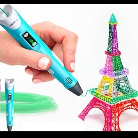 Оригинальная 3D ручка + пластик мальчик девочка есть самовывоз