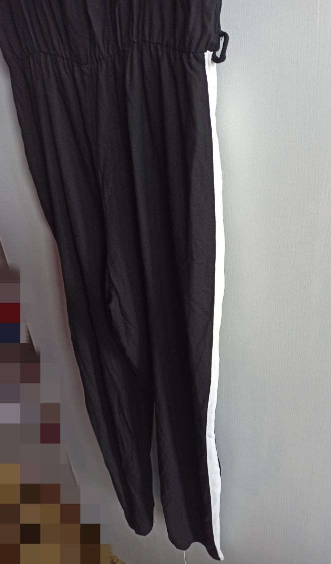Długi kombinezon damski z wiskozy rozmiar 42
