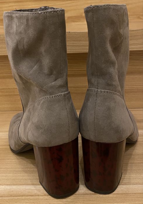 Botki skorzane tamaris na braz jasny rozmiar 38