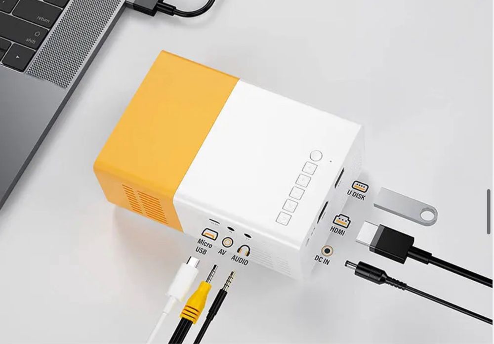 Mini projector led yg 300 (novos/selados)