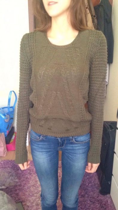 Nowy Sweterek khaki
