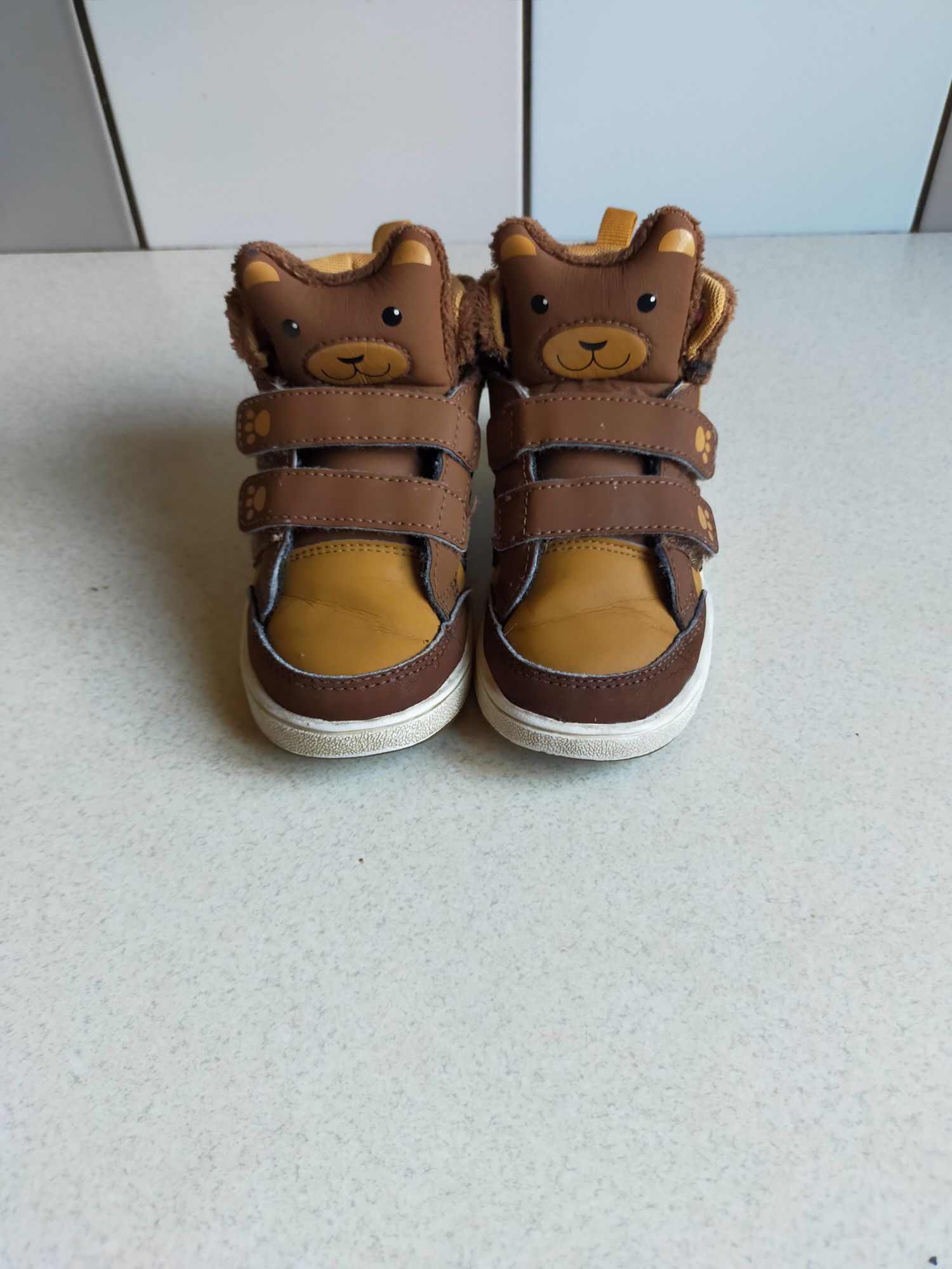 Buciki Adidasy beżowe 25/14,5 cm