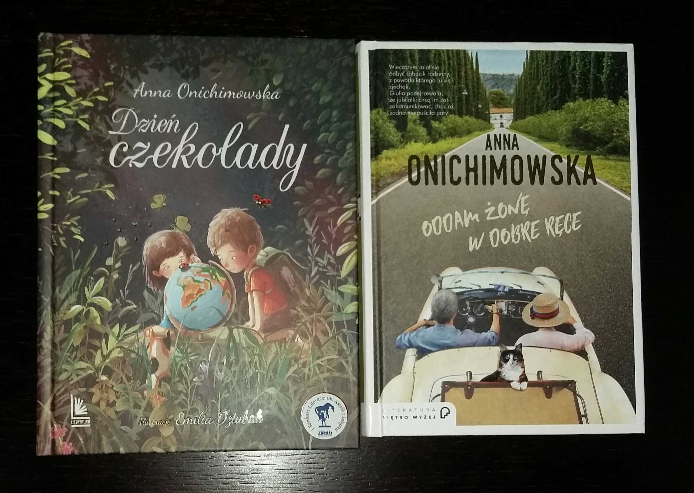 "Dzień czekolady" i "Oddam żonę w dobre ręce" A. Onichimowska