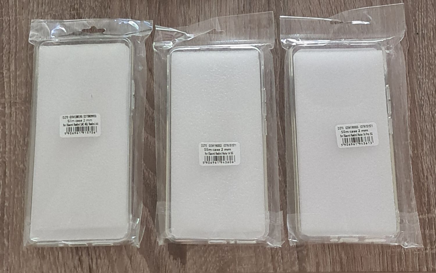 etui Case przezroczyste slim Xiaomi Redmi 14C, Redmi Note: 14, 14 Pro