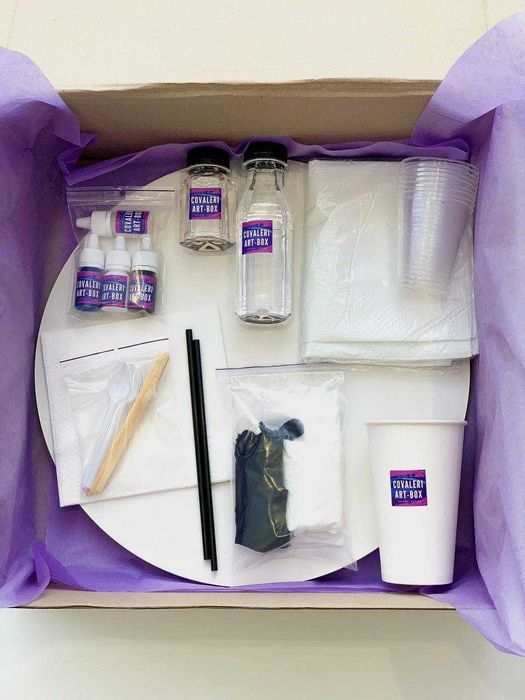 Подарунковий набір. Епоксидна смола. Набор для рисования. смола