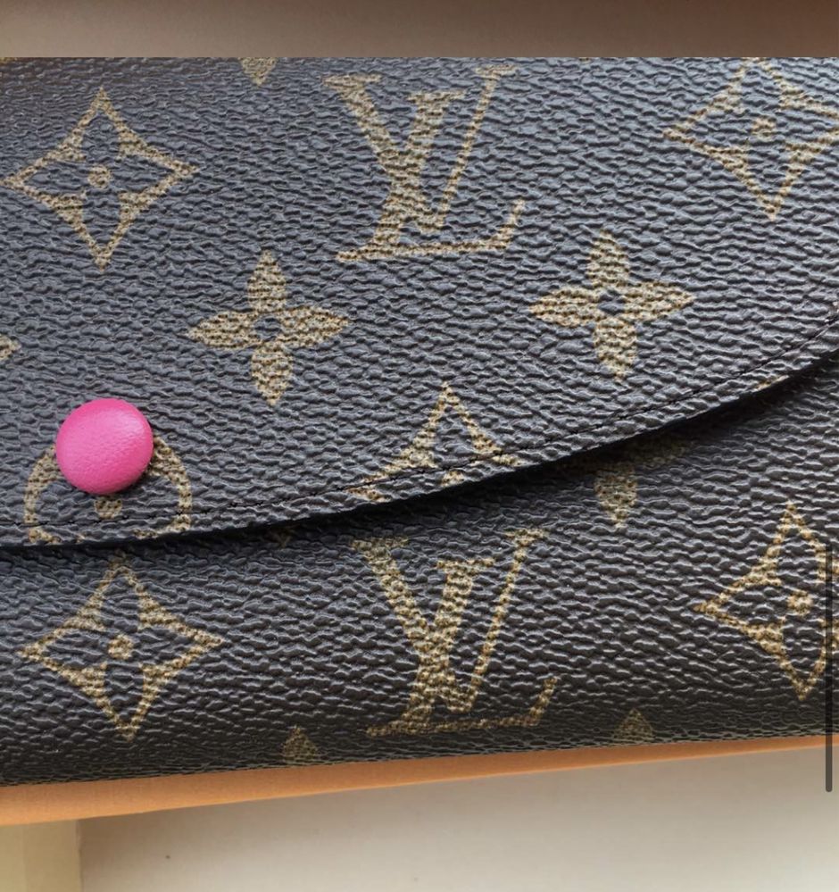 Portfel Louis Vuitton Emilie monogram LV skóra