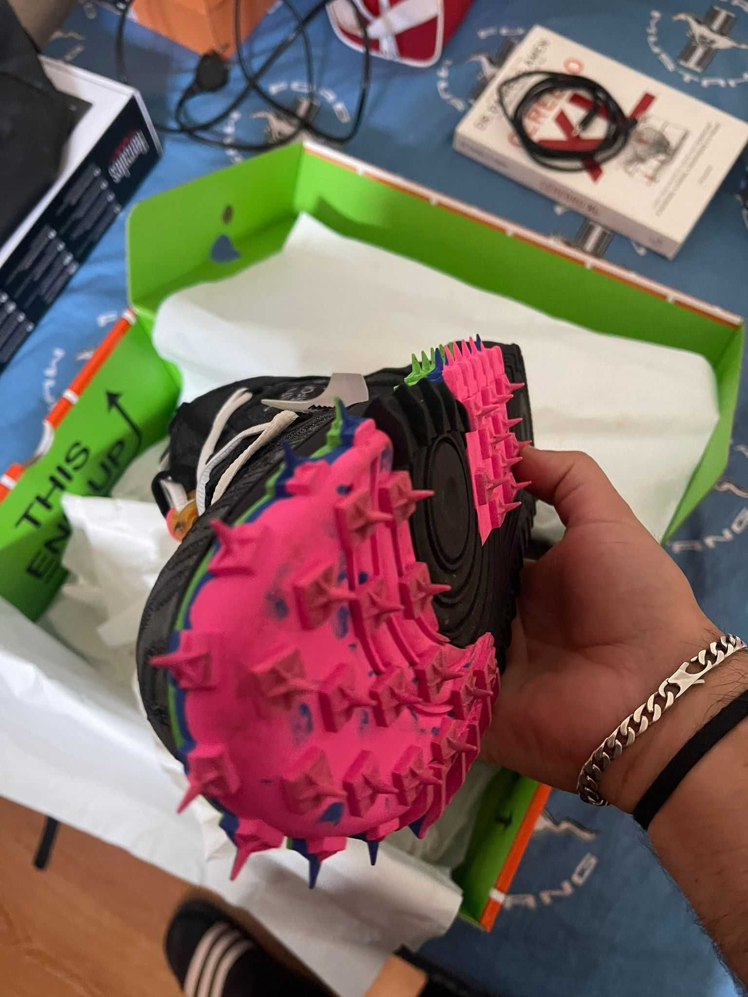 sapatilha air force 1 mid-off white original
