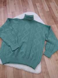 Sweter golf damski XXL