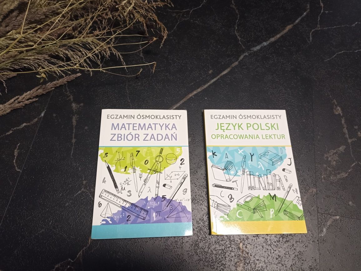 książka Egzamin ósmoklasisty matematyka język polski
