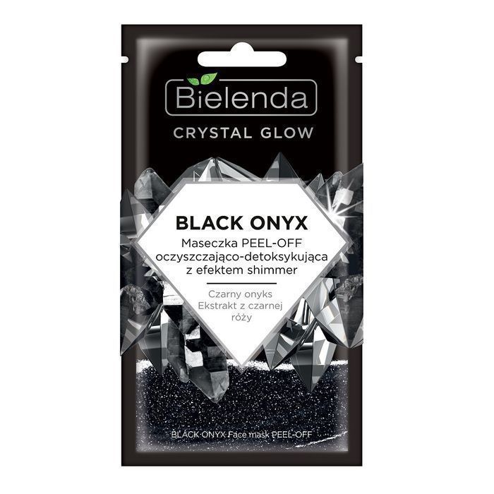 Bielenda Crystal Glow Black Onyx Maseczka Peel-Off Detoksykująca