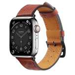 Strap Leather skórzany pasek Apple Watch Ultra, SE, 9, 8, 7, 6, 5, 4,