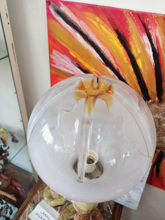 Dwie duże lampy Murano