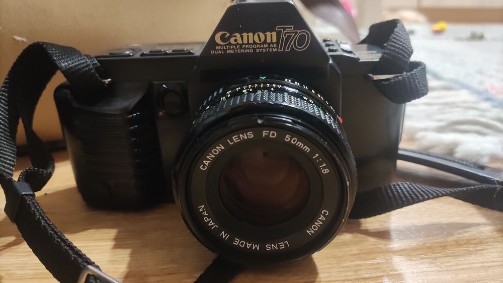 Máquina Fotográfica Canon T70 Completa