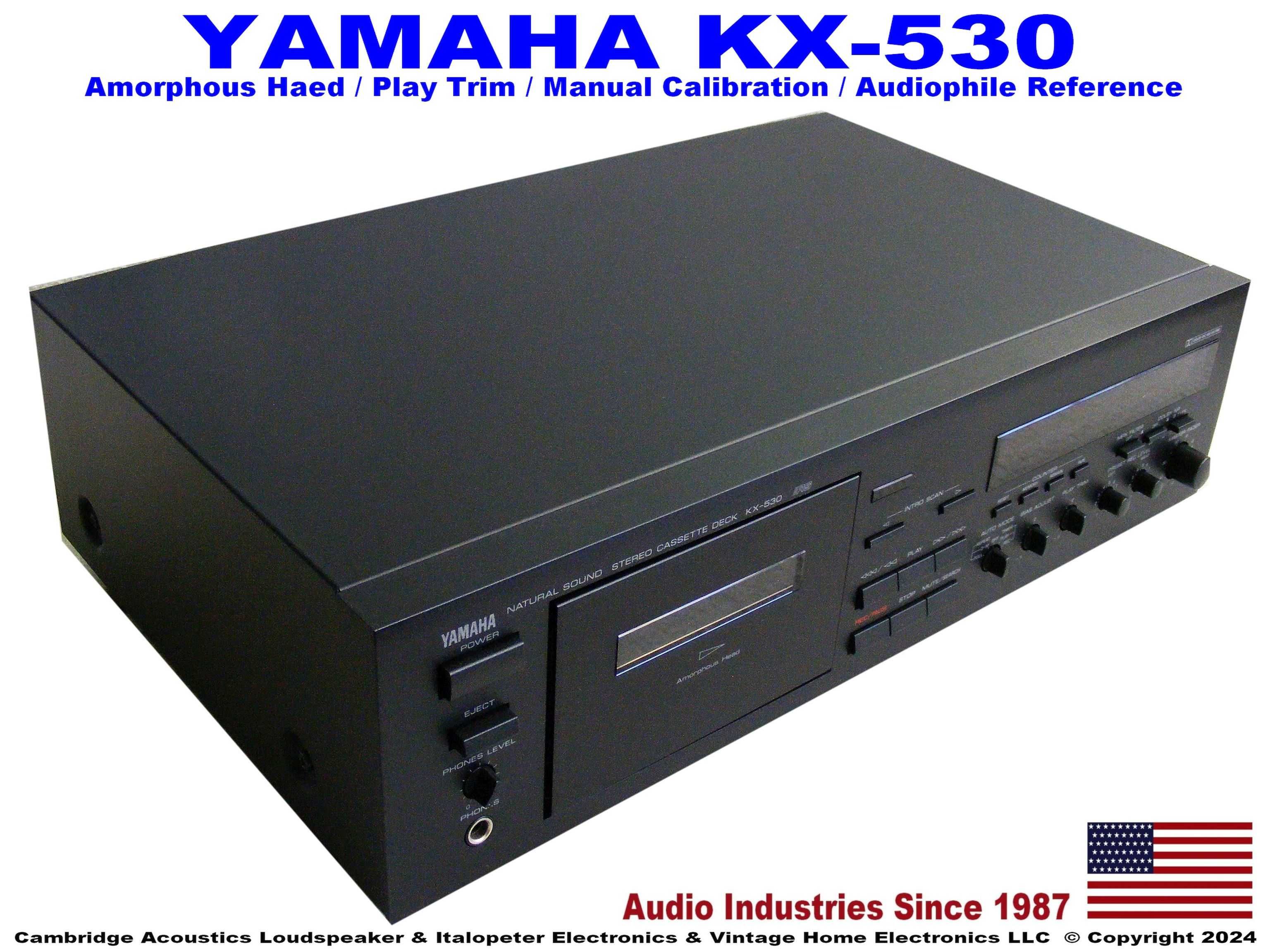 YAMAHA KX-530 / AMORPHOUS HEAD /HI END DECK 1990r. / Nowy Nieużywany
