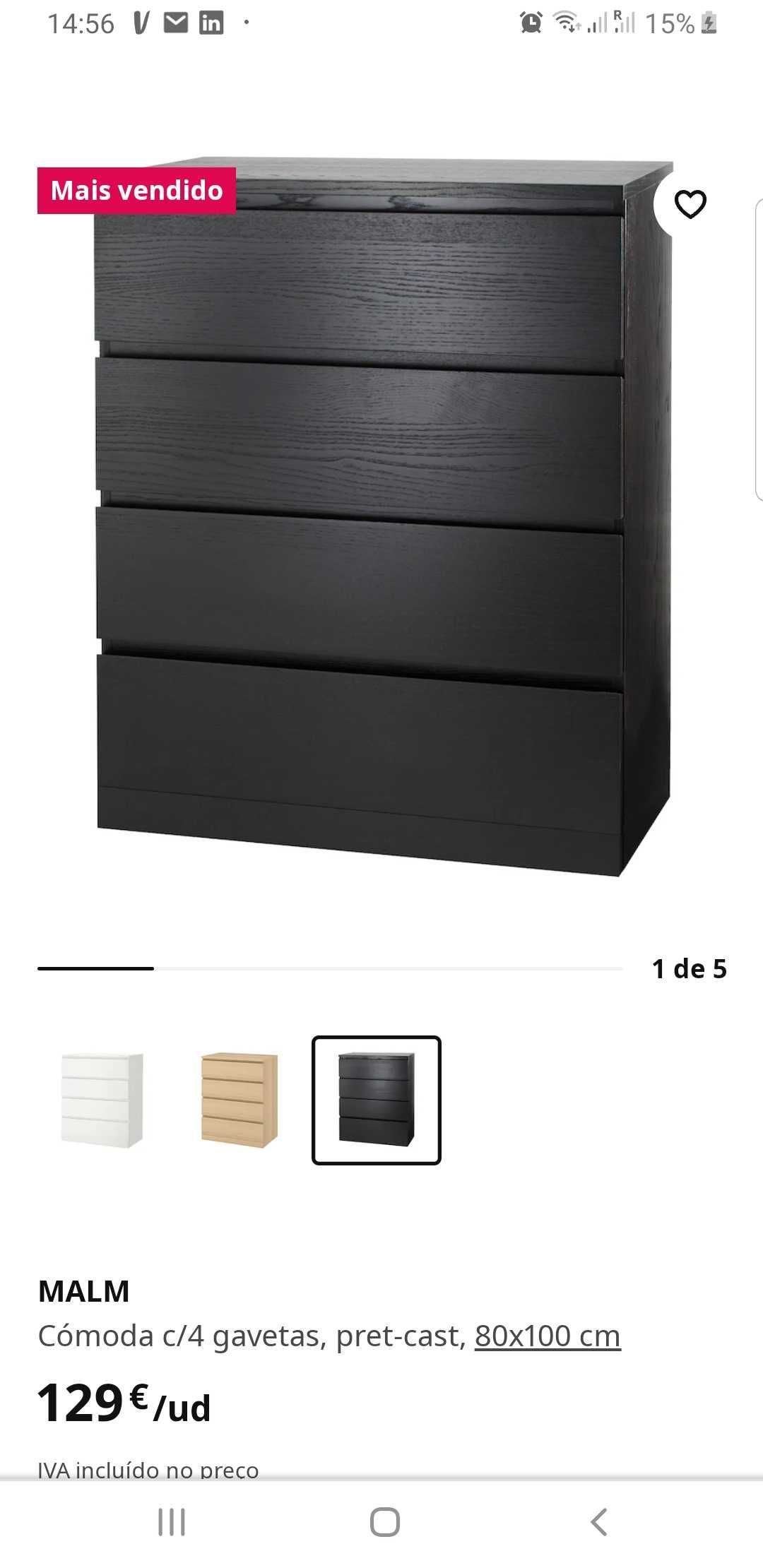 Comoda Ikea 4 gavetas