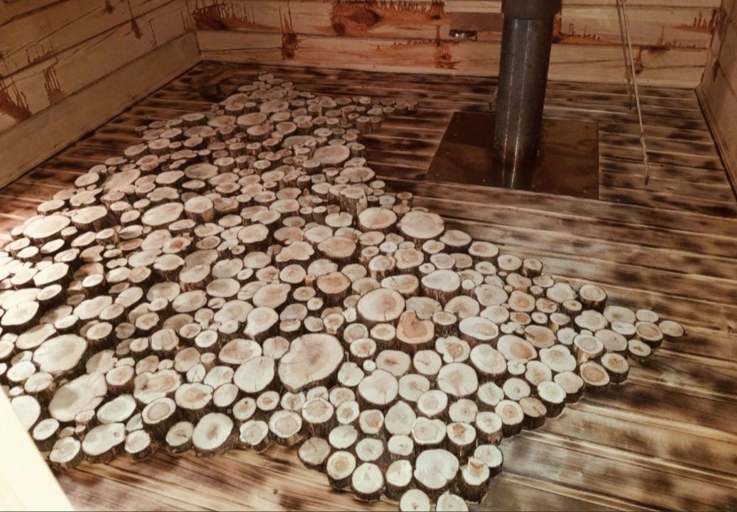 Спили, дошки ялівцеві, декор та аромат для бані (саун )