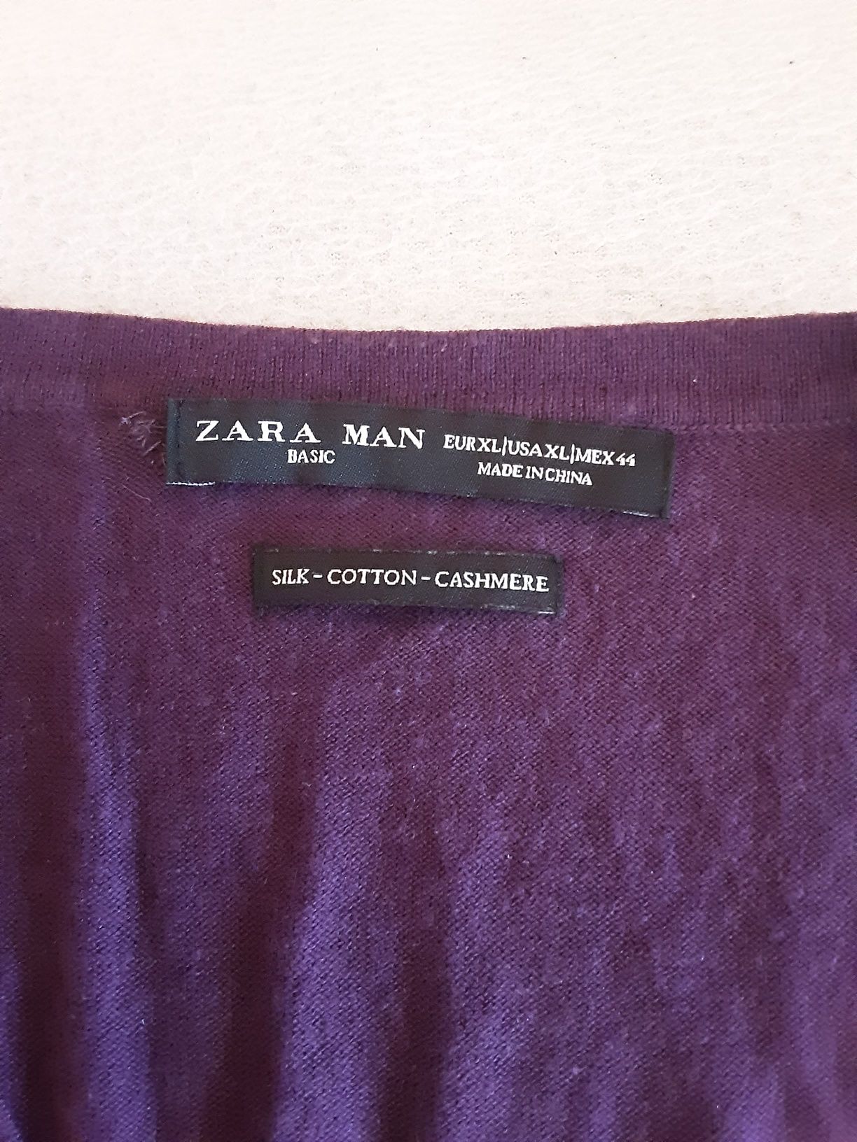 sweter z kaszmiru Zara Man Basic