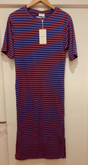 Sukienka Vila XS / S paski Nowa