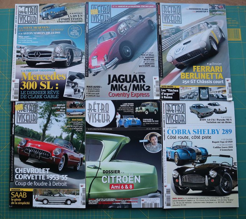 Revistas RétroViseur. Lote de 6