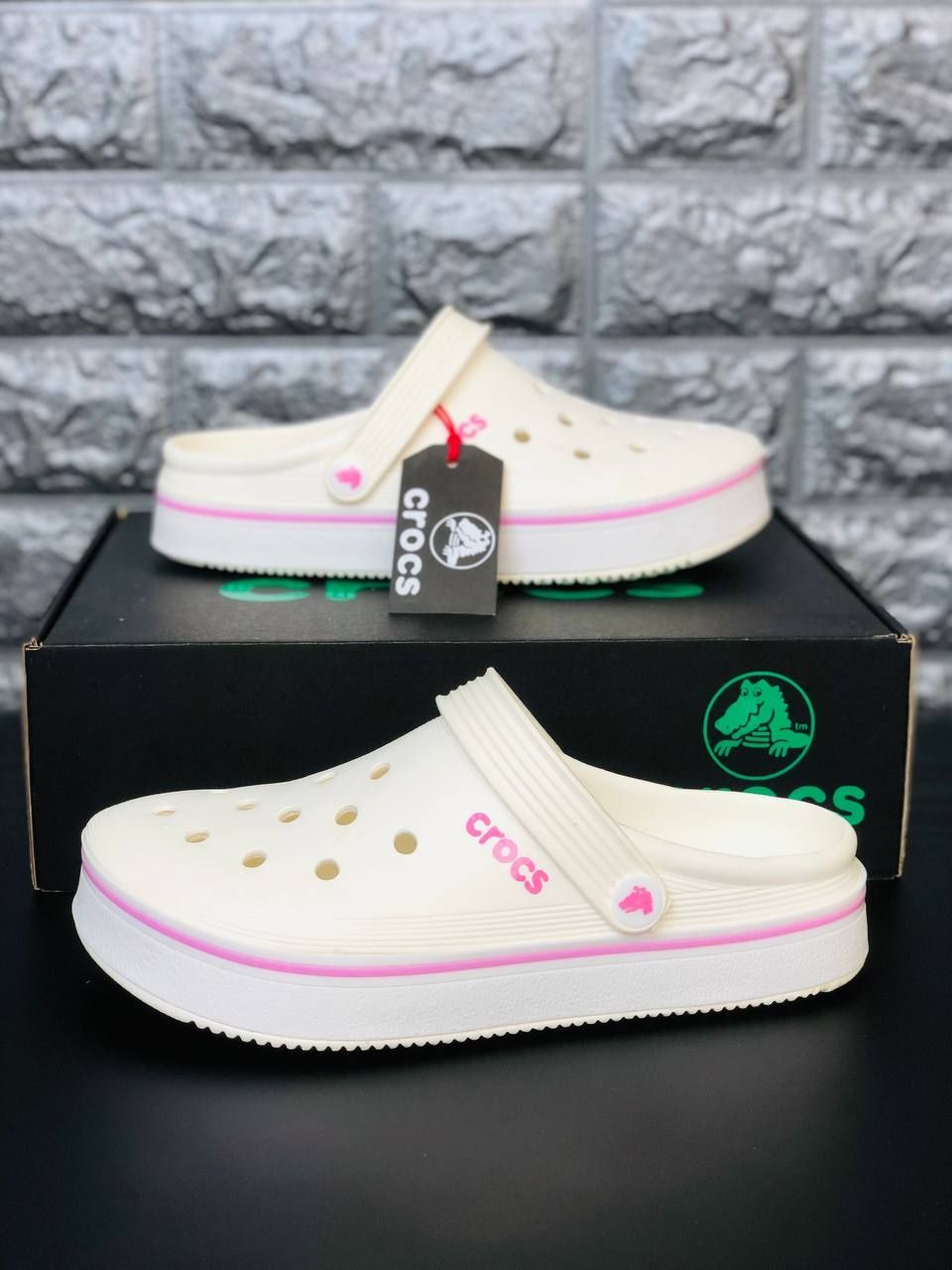 Женские шлепанцы Crocs Летние Тапочки Кроксы Жіночі Крокси
