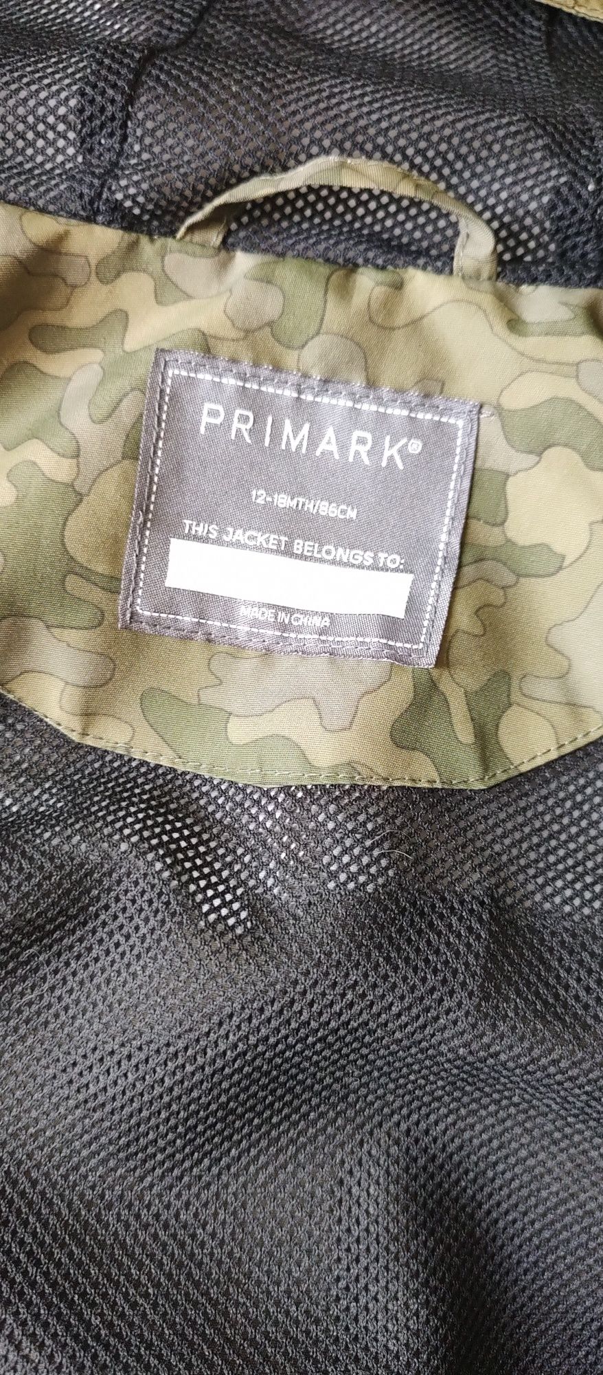 Ветровка Primark. Куртка.  Качество супер. Без дефектов.