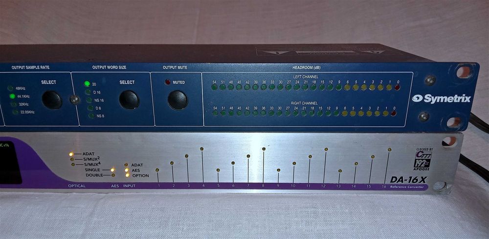 Apogee DA-16X Symetrix 620 Avid Accel Core конвертер аудіоінтерфейс