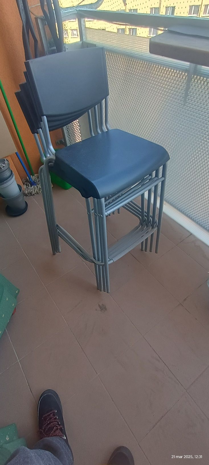 Krzesła barowe 4szt
