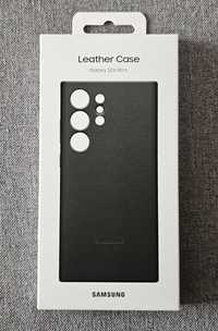 Etui ze skóry naturalnej Leather Case Samsung Galaxy S23 Ultra
Czarny