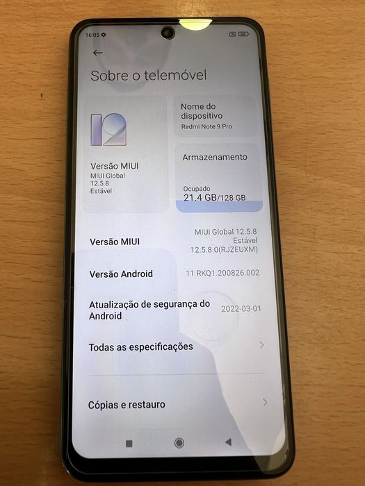 Xiaomi redmi note 9 s