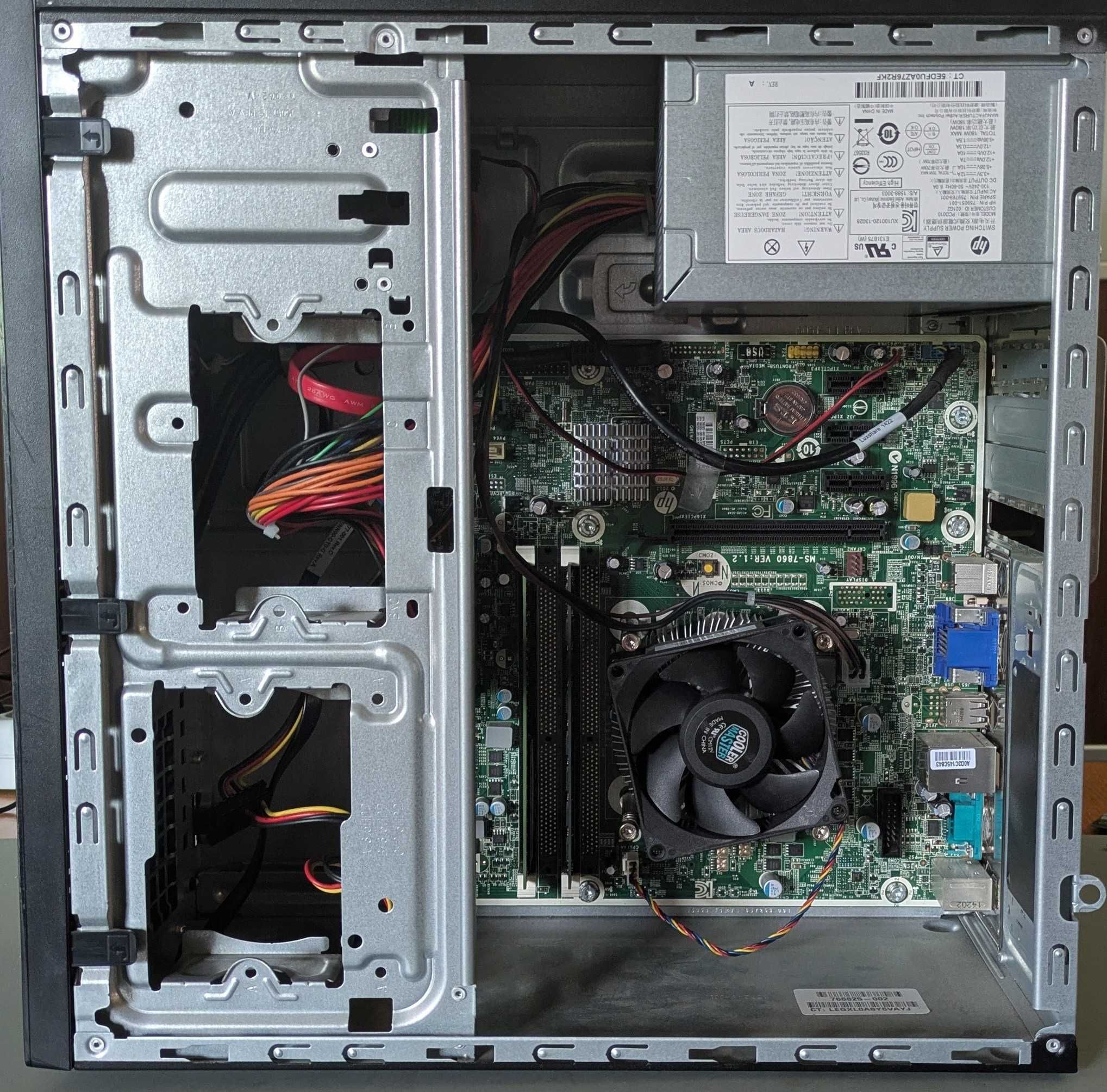 Komputer HP Prodesk, Baza. i5 4460, 4GB DDR3, bez dysku.