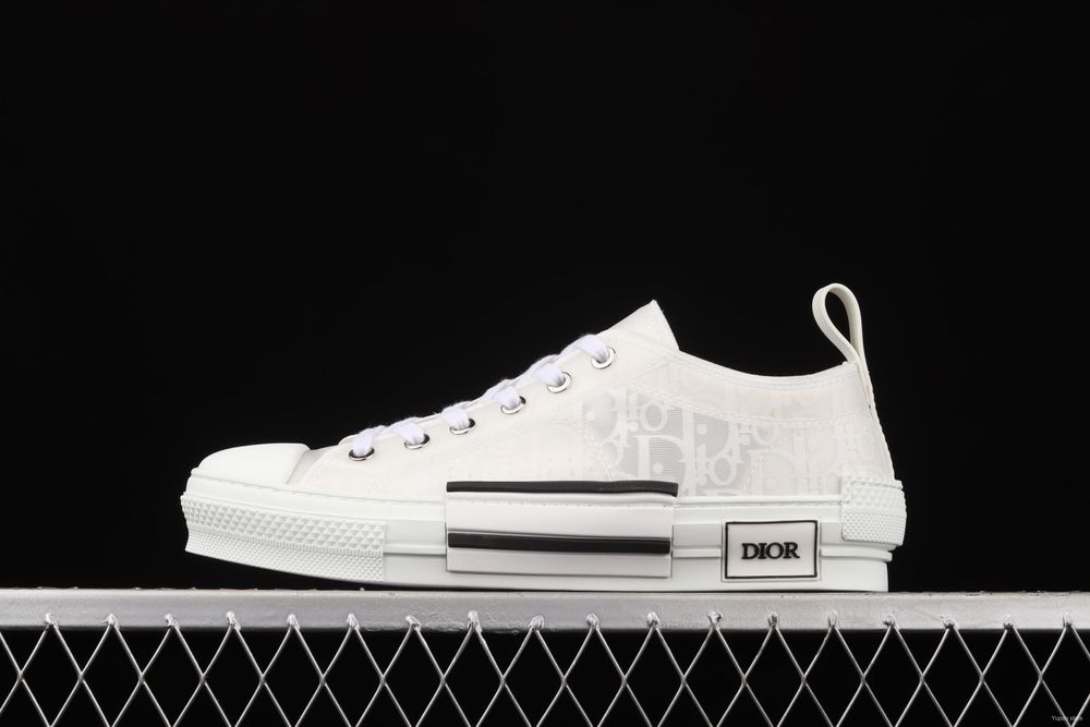 Buty Dior B-23 Oblique Low Białe