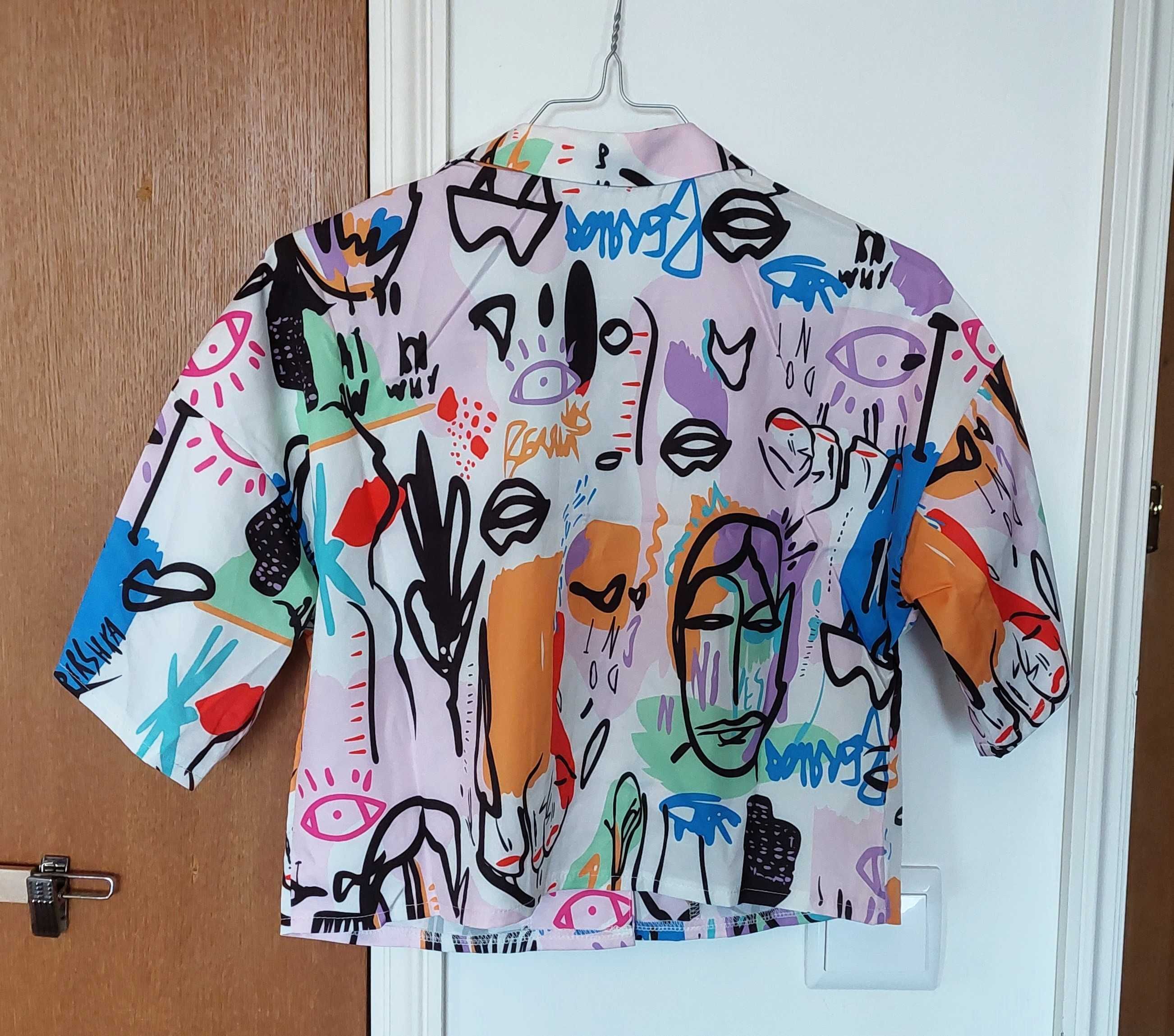 Camisa Colorida Shein
