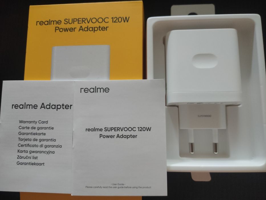 Realme SUPERVOOC 120W EU adapter Оригинал!/НОВОЕ/Кабель Realme 12A