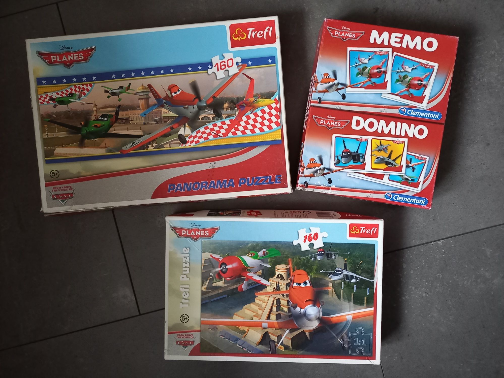 3 puzzle Samoloty Disney +domino