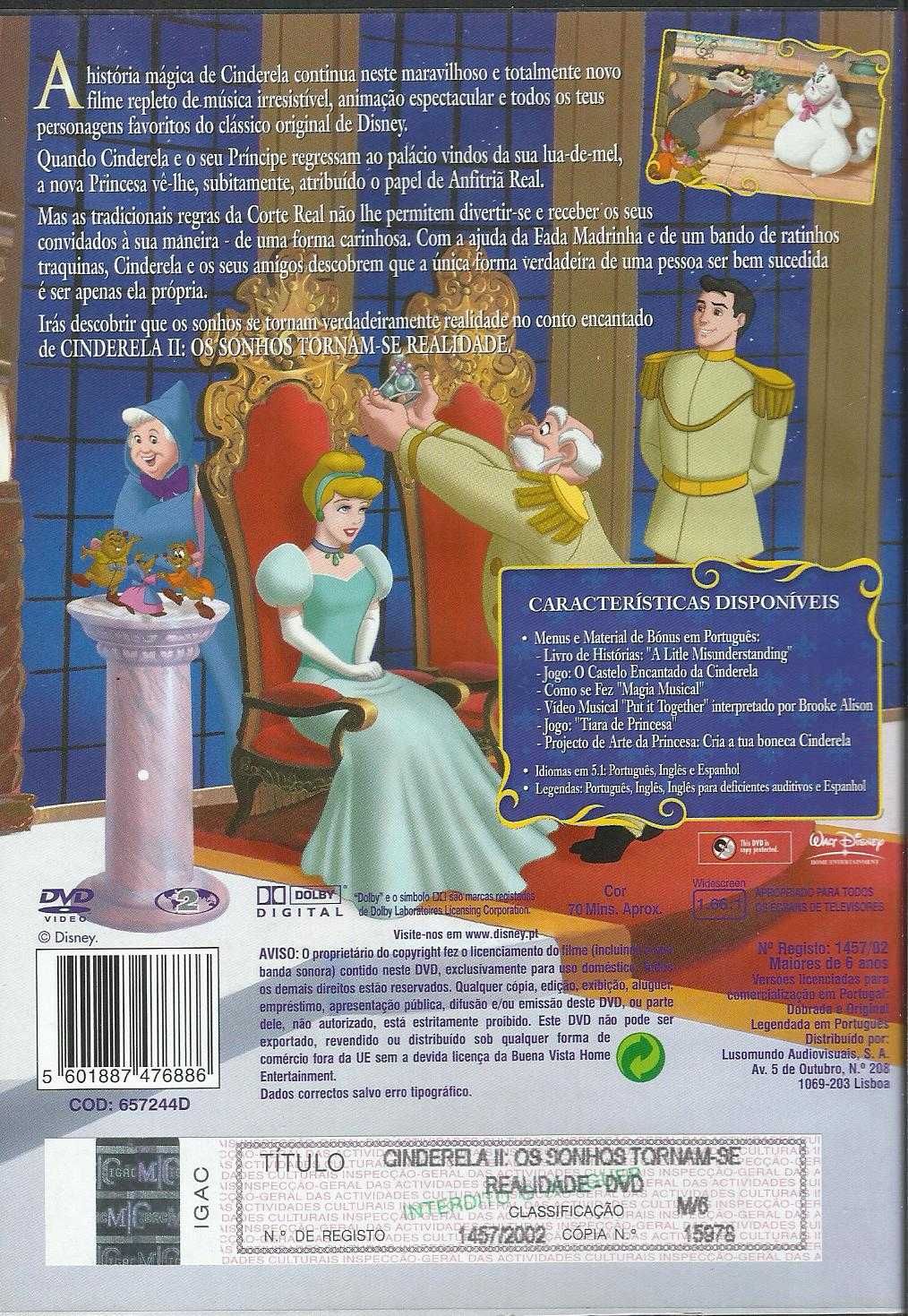 Cinderela II: Os Sonhos Tornam-se Realidade (edição especial) (2002)